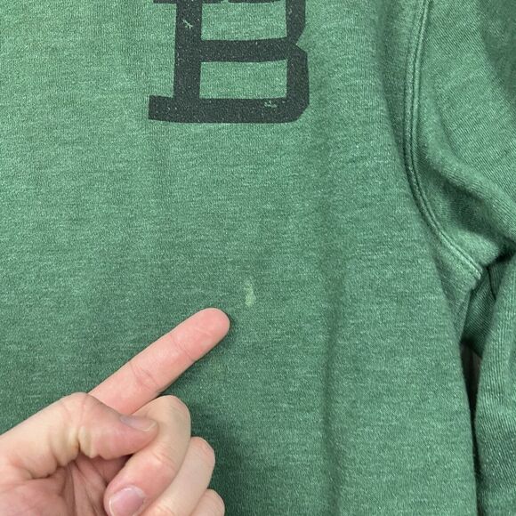 Burton Crewneck Sweatshirt Men's M Green Pullover  Snowboard‎ Winter Flaw Stain - Picture 3 of 10